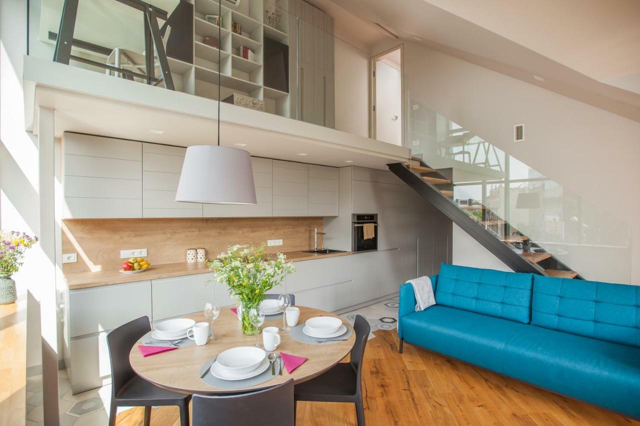 Penthouse In The City Center Vilnius Luaran gambar
