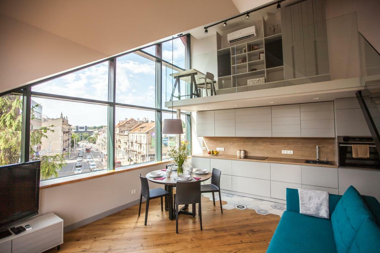 Penthouse In The City Center Vilnius Luaran gambar